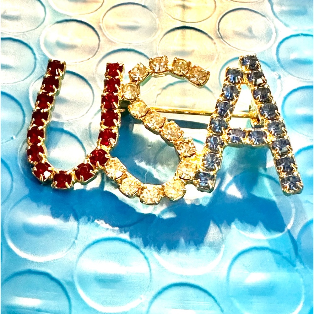USA Crystal Pin - Picture 4 of 6